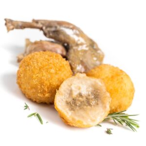 Besamélas de faisán y perdiz