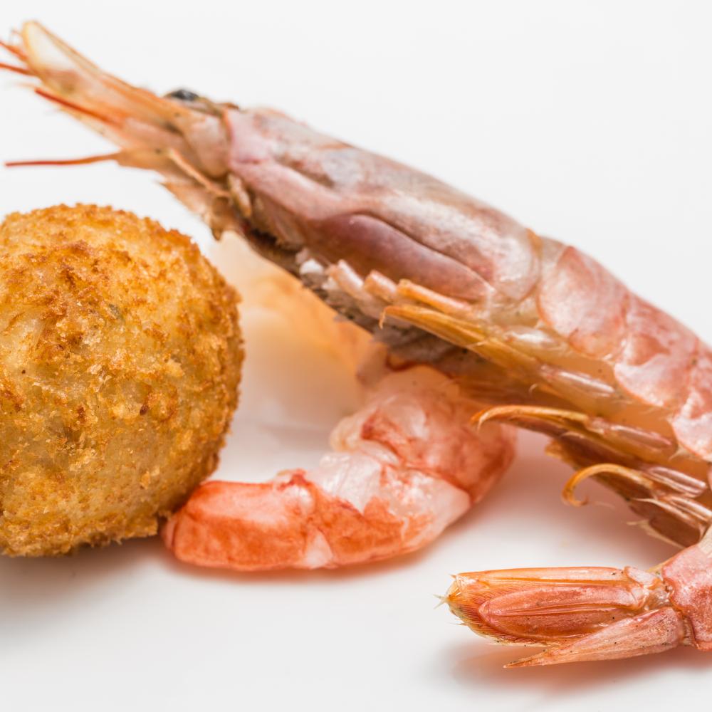 Croqueta de marisco y gambas